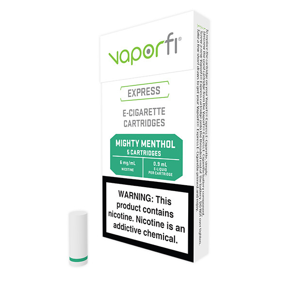 VaporFi Express E Cig Menthol Vape Cartridges VaporFi