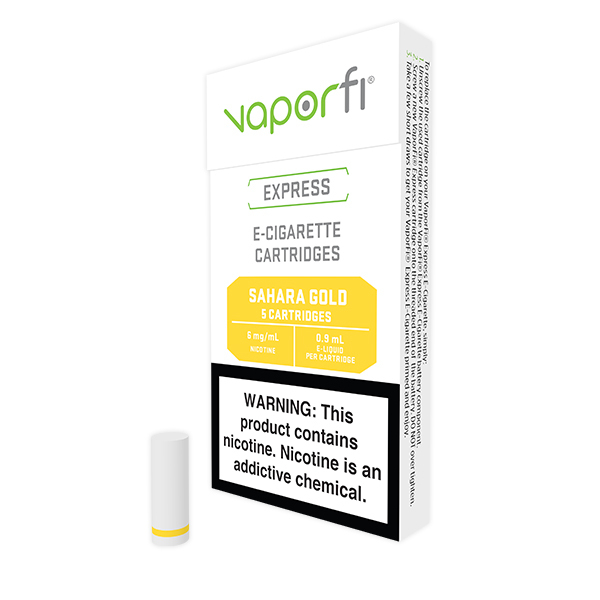 VaporFi Sahara Gold E Cig Tobacco Cartridges VaporFi