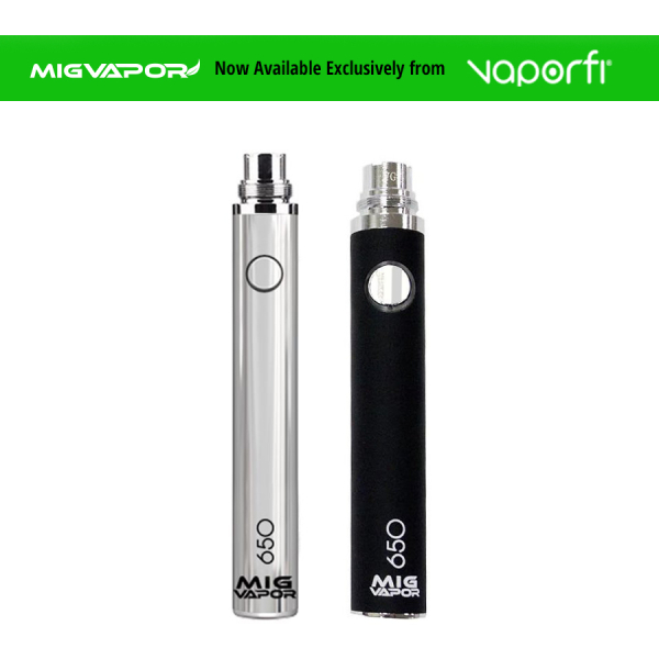 Mig Vapor 650 mAh Evod 510 Vape Battery VaporFi